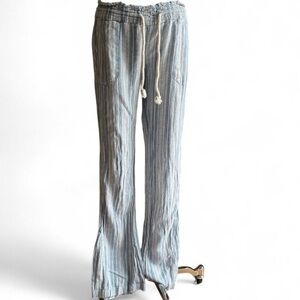 Roxy Oceanside Striped Blue Pants
